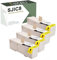 SJIC8 Tintenpatronen, Schwarz, 50 ml, kompatibel mit Epson sjic8, kompatibel mit TM-J7000, TM-J7500, TM-J 7500 Serie und TM-J7500 P TM-J9000, 4 Stück