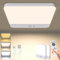 Rechargeable LED Ceiling Light Motion Sensor, 7.3 6000mAh Battery Operated Wireless Bathroom Ceiling Lamp, 3 Color Temperatures & Remote, Magnetic Mount Wall Lights for Porch,Stairs,Bath,Garage(2PCS)