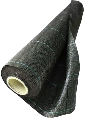 NOOR Unkrautblocker Profirolle - Unkrautvlies mit 105 g/m² - ganze Rolle 1x25 m - Vlies für biologischen Unkrautschutz für Gartenweg, Beet, Sandkasten - wasserdurchlässig & ökologisch