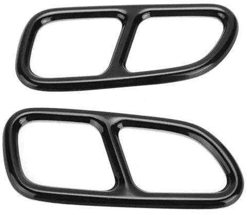 Endrohre Für CLA Für SLK R172 SL R231 2 Stücke Auspuffblende Blendrahmen Quad Outlet Ersatz Auspuff Blende