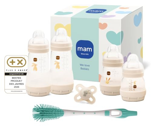 MAM Easy Start Anti-Colic Neugeborenen-Set, 0+ Mon, beige