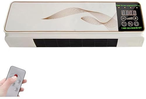 Aire acondicionado mini split, 2 en 1, frío y calor, aire acondicionado súper silencioso montado en la pared con control remoto, para el hogar, oficina, dormitorio