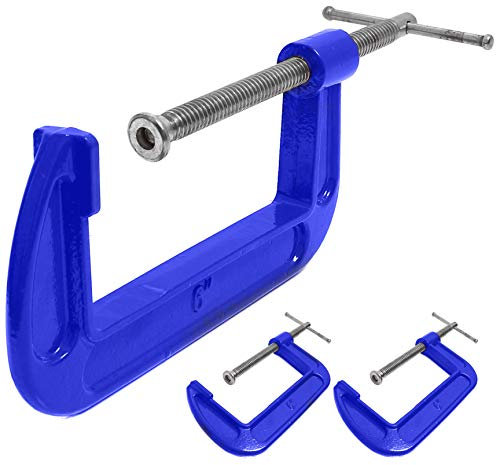 2X 6 G Clamps with Copper Threads