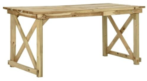 vidaXL Gartentisch 160x79x75 cm Holz