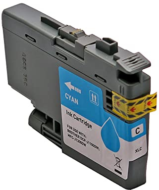 Alternativ Tintenpatrone für Brother LC-3235XLC LC-3235XL Cyan für Brother DCP-J1100DW MFC-J1300DW von ABC