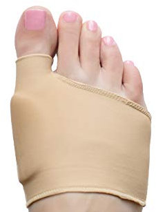 pedag Hallux-Vorfußpolster – Druckentlastung für Ballen & Vorfuß | lindert Spreizfuß & Hallux Valgus | Textilbinde mit Hallux-Gel Polster | durch einfaches Wenden an beiden Füßen tragbar