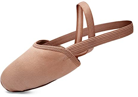Stelle Half Soles Dance Shoes Women Canvas Lyrical(TN, 7.5/8.5) Tan