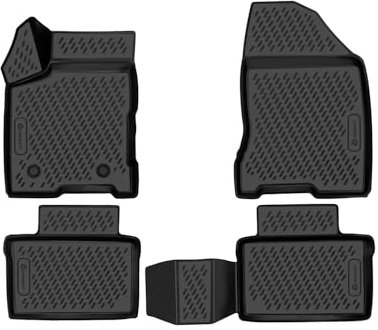Element Gummimatten Set für OPEL Mokka/Mokka (X) 2012-2019 | 100% passgenaue Auto Fußmatten, robuste Universal Fußmatte Auto, Gummimatten Auto, Auto Fussmatten Gummi, Auto Gummimatten