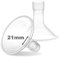 Nenesupply 21mm Flange Breastshield Compatible with Medela Pumps and Medela Pump Parts Replace Medela Flange Personalfit Connector Compatible with Medela Pump in Style MaxFlow Symphony Swing Harmony