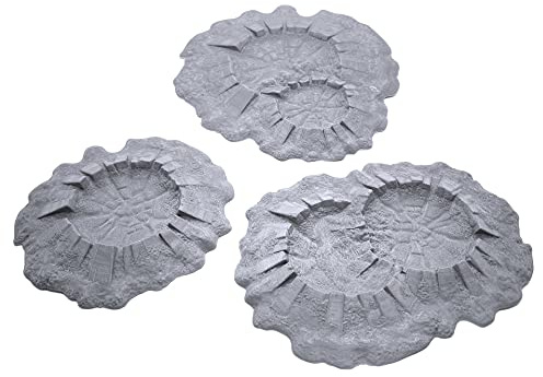 EnderToys Terrain4Print Ensemble d'accessoires Battlefield Craters pour miniatures de 28 mm