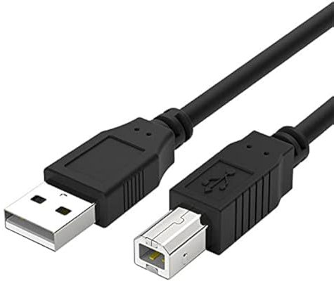 Storel Printer USB Cable Cord 10 Feet Compatible with Epson EcoTank ET-4760,ET-3760,ET-3710,ET-2760,ET-2720,ET-15000,EcoTank Pro ET-5880,ET-5850,ET-5800,ET-16650,ET-16600,ET-M1170,ET-M2170, ET-M3170