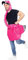 Funidelia | Déguisement Flamant Rose pour Femme et Homme Animaux, Flamingo - Déguisement pour Adultes et Accessoires pour Halloween, Carnaval et fêtes - Taille Unique - Rose