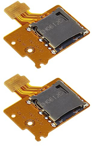 EMSea 2pcs Micro SD Card Reader Board Memory Card Slot Socket TF SD Memory Card Holder Replacement Repair Part Compatible with Switch Console