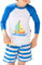 weVSwe Boys Rash Guard Traje De Baño Manga Larga Protección Solar Traje De Baño Vacaciones Traje De Baño Playa Traje De Baño Conjunto Corto 2 años