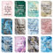 Zonon Bunte Mini-Notizbücher, lustige, motivierende Notizblöcke, inspirierende Notizblöcke, kleines Taschennotizbuch für Kinder, Lehrer, Schule, Büro, Geschenk, Großpreise, Reisezubehör, Marmor-Stil,
