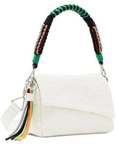 Desigual Women's Bag_Summer Dandelion Phuket 1001 RAW, White