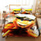 UNDERZY Bettwäsche Naruto Double（200x200cm） Anime-Charaktere 100% Mikrofaser Naruto Bettwäsche Set Reißverschluss - Bettbezug Double（200x200cm） + Kissenbezug