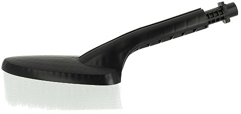 vhbw Waschbürste kompatibel mit Kärcher K 2.20 M, K 2.200 WB Balcony, K 2.21 M T 50 Hochdruckreiniger - 34x10 cm, Schwarz, Weiß