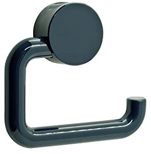 Buddy4Home house accessoires Porte-rouleau de papier toilette Classic en plastique robuste - Pour montage mural - Bleu foncé