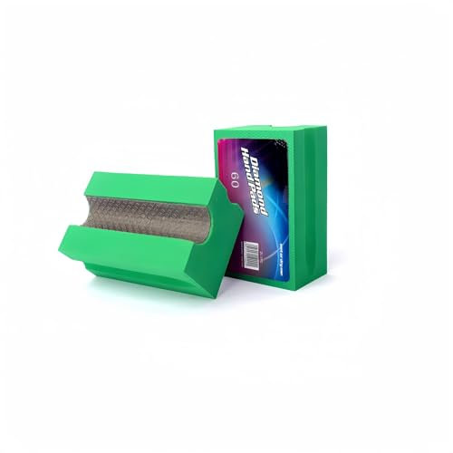 Boxonly Electroplated Diamond Sanding Blocks 60 Grits V20 Polishing Grinding Hand Pads Block for Granite Marble Glass Stone