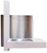 Chimenea de bioetanol biochimenea de pared VIENNA blanco 65 x 75 x P23