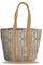 Banzaii Bolsa de verano para mujer, bolso bandolera colorido, bolso de hombro bohemio de paja para el mar, tejido a mano Santorini Beige