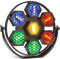 UKing 350W 7pcs COB RGBW led par Mini Retro Lichter DMX -8/32CH mit 63 LED-Triplet-Perlen 10000H Lebensdauer dj licht für Disco Bühne Geburtstag Party Konzert Hochzeit