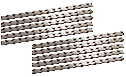 easyhaha 20 Stück 110 x 5,75 x 1,2 mm Hobelmesser 110 mm Ersatz 110 mm Handhobelmesser HSS (Schnellarbeitsstahl). Reversibles Design verdoppelt