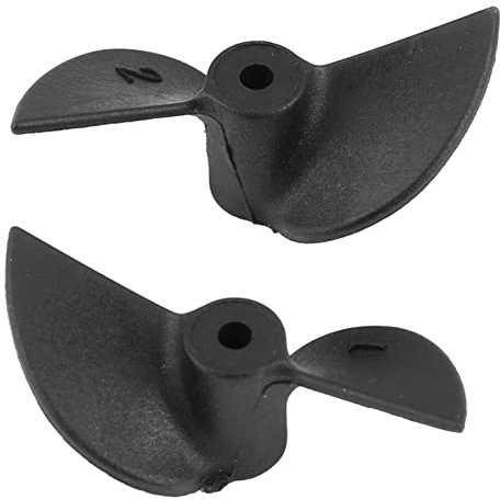 RC-Bootspropeller, 1 Paar, 2 Blätter, CW CCW, Kunststoffschaft, Mittelloch, RC-Schiffspropeller, Boot für 2 Mm Welle