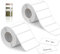 ilauke 2000 Stück Etiketten Selbstklebend, 89 mm x 36 mm 2 Rollen Haushaltsetiketten blanko auf Rolle Thermotransfer-Etiketten Klebeetiketten Klein für Gefrierdosen Drucker Name Adressetiketten, Weiß