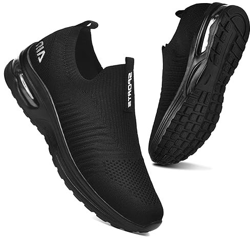 Donna Scarpe da Ginnastica Sportive Comodo Casual Sneakers,Nero,42 EU