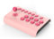 Y02 Inalámbrico Arcada Palo Juegos Control Rocker para PS4 para Switch Consola Controlador PC TV para Android para iOS Teléfonos Pelear Palo Joystick Gamepad Accesorios (Pink)