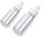 FRCOLOR 2pcs Fine Mist Spray Bottles Aluminium Essential Oil Spray Bottle Refillable Perfume Fine Mist Atomiser Metal Spray Bottles