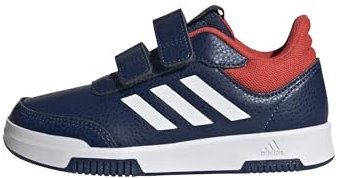 adidas Tensaur Hook And Loop Shoes, Sneaker Unisex - Bambini e Ragazzi, Dark Blue Ftwr White Bright Red, 34 EU