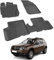 Auto Fußmatten Kompatibel mit Dacia Duster 4x2 2013-2017 Geruchlos 4.5D Passform Allwetter Automatten 5 Teilige | Antirutschmatte Hoher Rand Gummimatten Schwarz Fussmatten Vorne Hinten Autoteppich