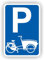 Lastenfahrrad Parkplatz Verkehrsschild Aufkleber