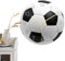 Teksome Sportfan-Wanduhr, Sport-Wanduhr für Jungenzimmer, Basketball dekorative Wanduhren, Volleyball-Ball-förmige Wanduhr für Wohnzimmer, Sport-Wohndekor-Wanduhr für Volleyballer