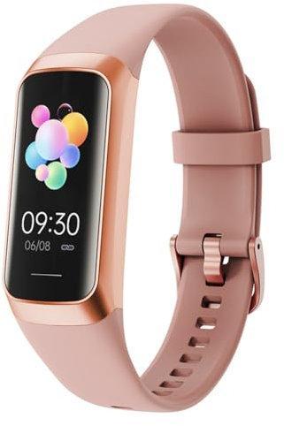 Fiorky Health Fitness Tracker, Smart Watch, Fitness Tracker Sport Fitness Tracker Monitoring Waterproof Sleep Health Monitor Bluetooth-compatible for Andrid&iPhone Women Men