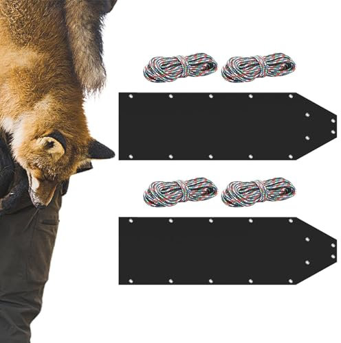 Hirschschlitten – Utility-Schlitten | Versand von Zubehör und Ausrüstung für die Jagd, mit Schlitten aus robustem Totholz, Schneeschlitten, ideal zum Ziehen auf Schnee und