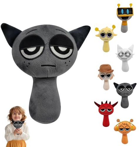 RCYHCY Sprunki Plush, 9.84 inch Sprunki Plushies, Sprunki Wenda Plush, Sprunki PlüSchtier, Soft Stuffed Animal Pillow Birthday Christmas Choice for Fans and Kids Boys Girls (huisedianlianren)
