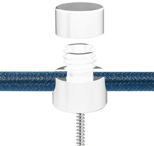 Deckenhaken für Kabel | Stromkabel Organizer, Clip Halterung aus Aluminiumdraht | Kabelbefestigungsclip für Drahtbefestigung, Deckenhaken PE