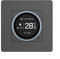 Zuverlässige Heizungssteuerung für MOES Smart Knob Thermostat unterstützt mehrere Sprachen und Temperaturen (GB-Schwarz)