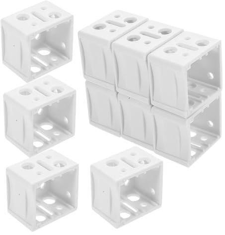 MUSISALY Staffe per Finestre per Tende Set di 10 Staffe di Fissaggio per Tende da 1 Pollice per Mini Tende