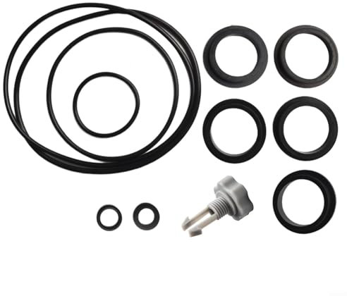 Sandfilterpumpen-Dichtungsteile, Gummi-Luftablassventil, O-Ringe, Reparatur-Set für Poolreinigung für Intex Sandfilterpumpe