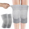 AOZUO 2 Stück Kniebandage für Damen Männer, Bambus Kniebandage mit Kompression, Elastische Kompressions Knie Bandage Knee Sleeves, Knieorthese Sport Knieschoner, Skifahren, Radfahren, Laufen(XL)