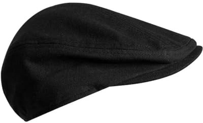 Newsboy - Gorro de verano para hombre, diseño de pico de pato, Negro , 6 7/8/7 1/8