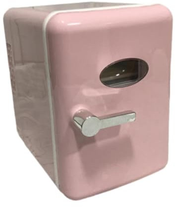DimyFew Frigo compact pour cosmétiques et aliments, capacité 4 litres, Rose