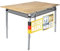 Klappbarer Camping-Tisch aus Bambus; Outdoor Klapptisch & Beistelltisch für Garten; Faltbarer Gartentisch, Wetterfest & Ultraleicht (L - 100 x 65 cm)