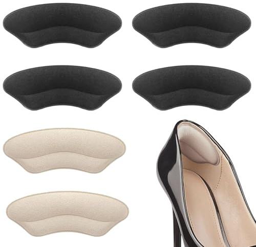 Cuscinetti Tallone, Protezioni per Tallone per Scarpe, Cuscinetti per Tallone con Inserti in Spugna, Protezioni Tallone Tagliabili per Tacchi alti, Scarpe Casual