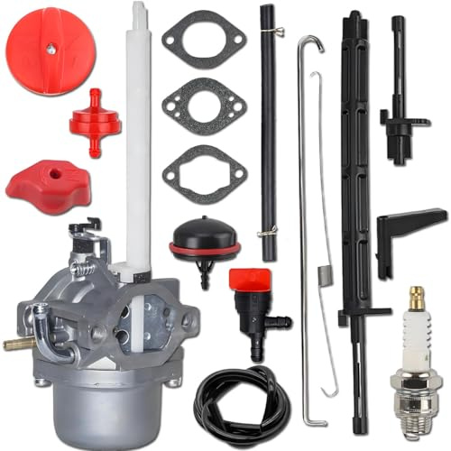 Qiuwanzia 796122 Carburetor for Briggs & Stratton Snowblower Carb 20A114 20A414 20M107 20M114 20M212 20M214 Series Engine Snow Blower Thrower Carb for MTD Cub Cadet 696737 794593 793161